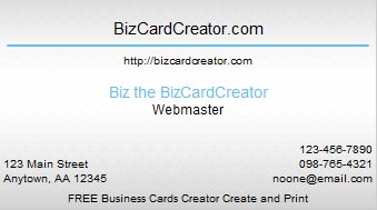 business card style 14