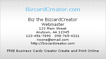 business card style 2