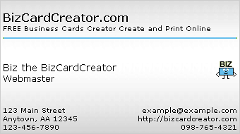 business card style 4